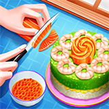 壽司蛋糕卷制作(Make Sushi C...