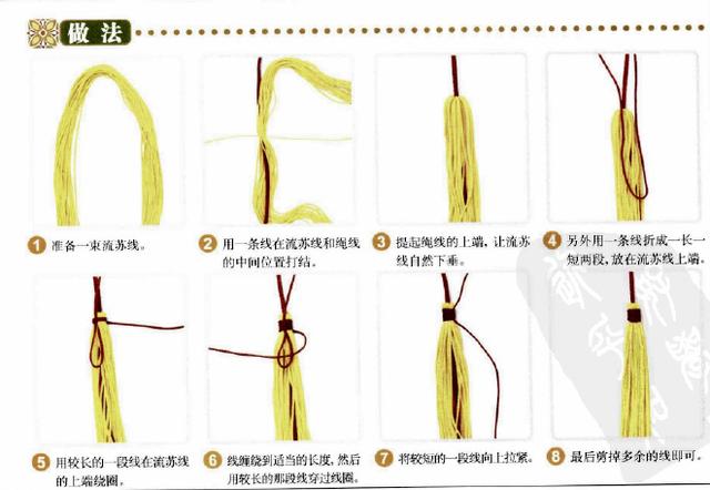 新手入門細繩手鏈編法（史上最全的手繩手鏈基本編法）(49)