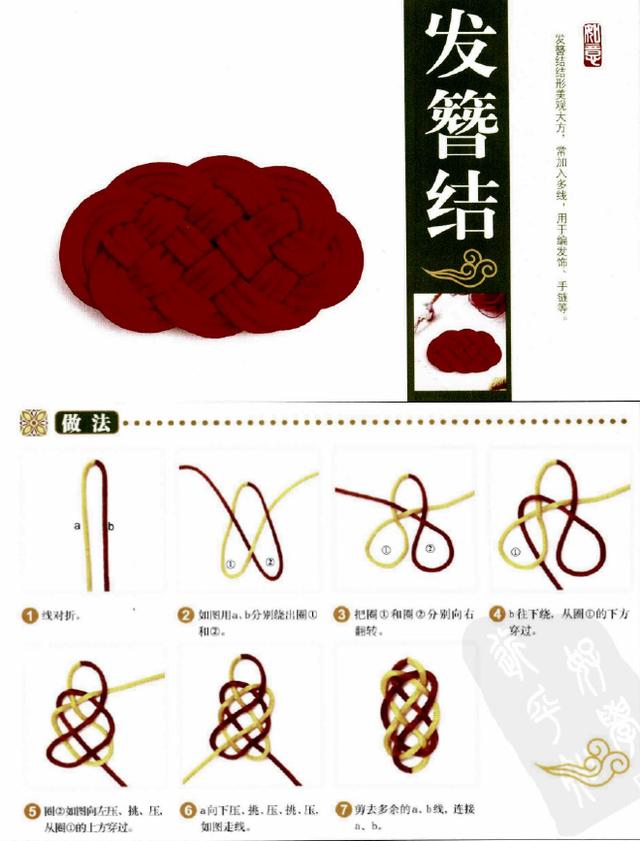 新手入門細繩手鏈編法（史上最全的手繩手鏈基本編法）(14)