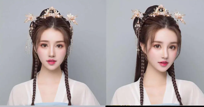 簡單古裝發型教程圖解