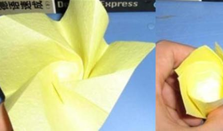 手工制作教程簡單又漂亮-4步簡易折紙花玫瑰花制作教程