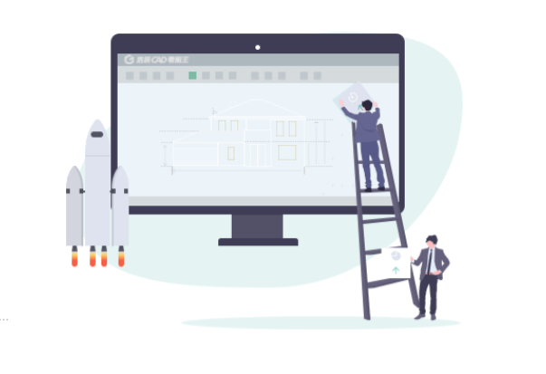 cad看圖王如何切換模型與布局