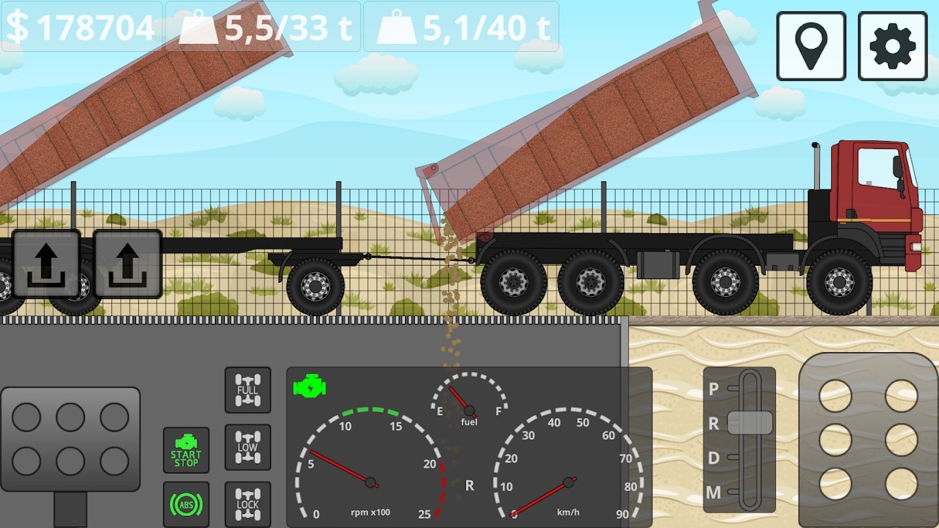 2D越野卡車模擬器