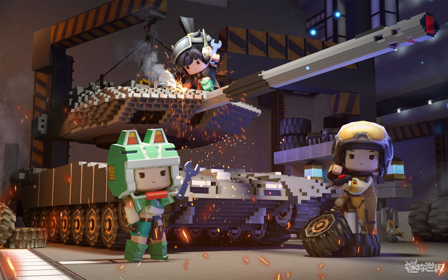 迷你世界如何制作透明玻璃塊