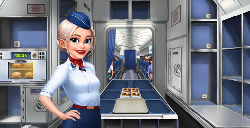 飛機大廚怎么收盤子