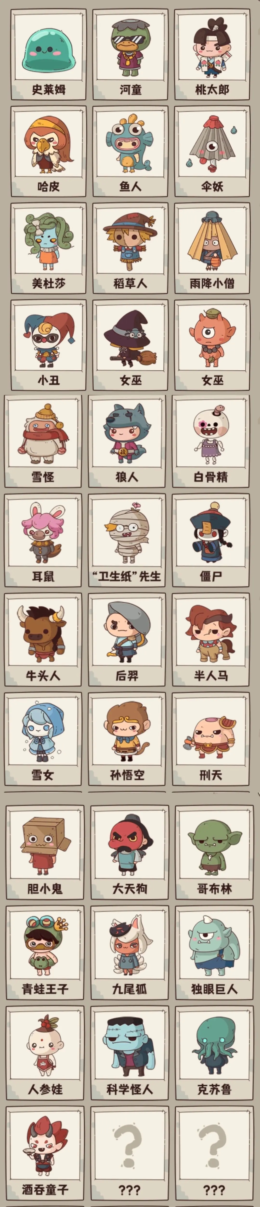 怪可愛的店內置菜單版
