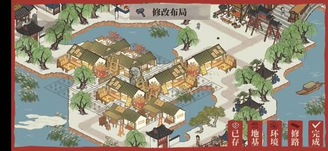 江南百景圖分水貍怎么布局-江南百景圖分水貍布局圖一覽