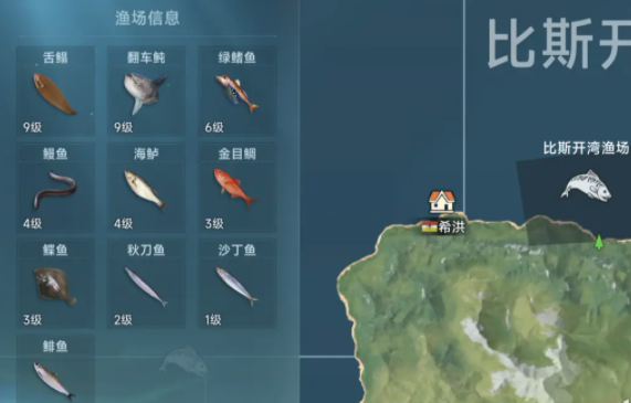 大航海時代傳說漁場魚類怎么分布-大航海時代傳說漁場魚類分布位置攻略