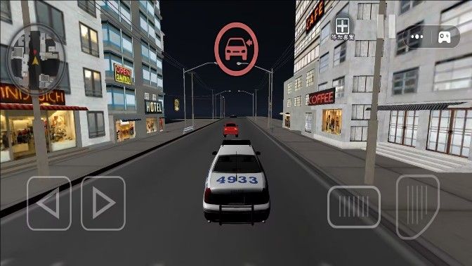 警車模擬抓捕