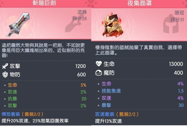 裝備推薦截圖3