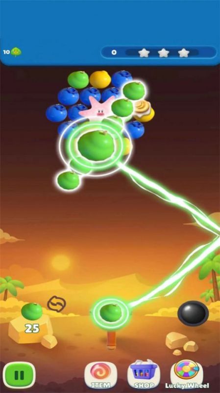 水果氣泡噴射器(Fruit Bubble Shooter)