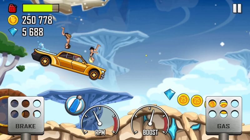 登山賽車國際服(Hill Climb Racing)