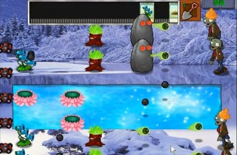 植物大戰僵尸冰雪版生存模式