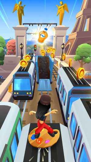 地鐵跑酷內購版內置菜單(Subway Surf)