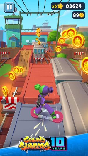地鐵跑酷無限內購版(Subway Surf)