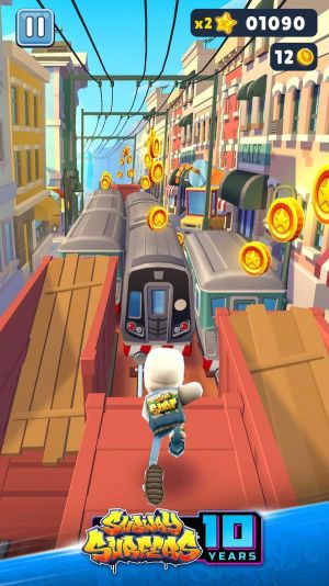 地鐵跑酷無限內購版(Subway Surf)