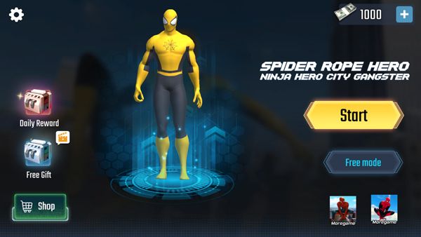 蜘蛛俠英雄橫掃紐約(Spider Rope Hero)