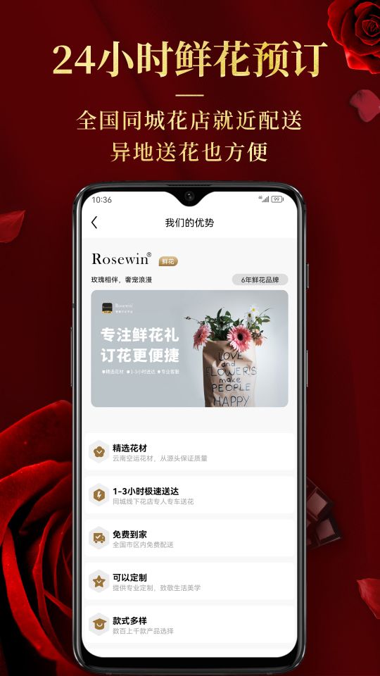Rosewin鮮花