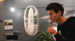 香煙吐煙圈教程