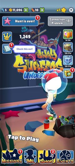 地鐵跑酷海底世界版本(Subway Surf)
