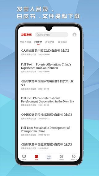 中國發布