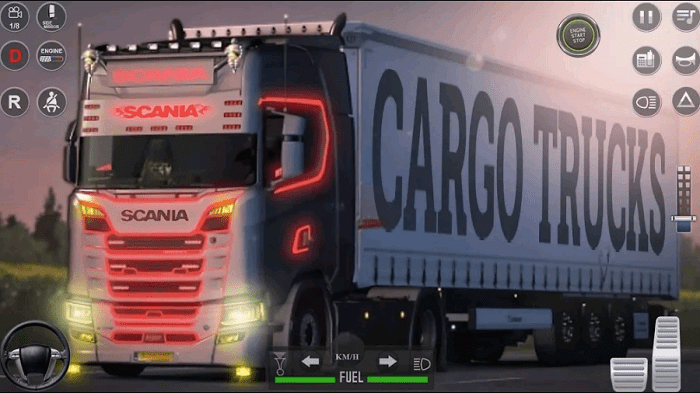 歐洲貨運卡車模擬器(car go truck)