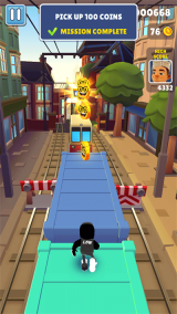地鐵跑酷蘿卜偉定制版本(Subway Surf)