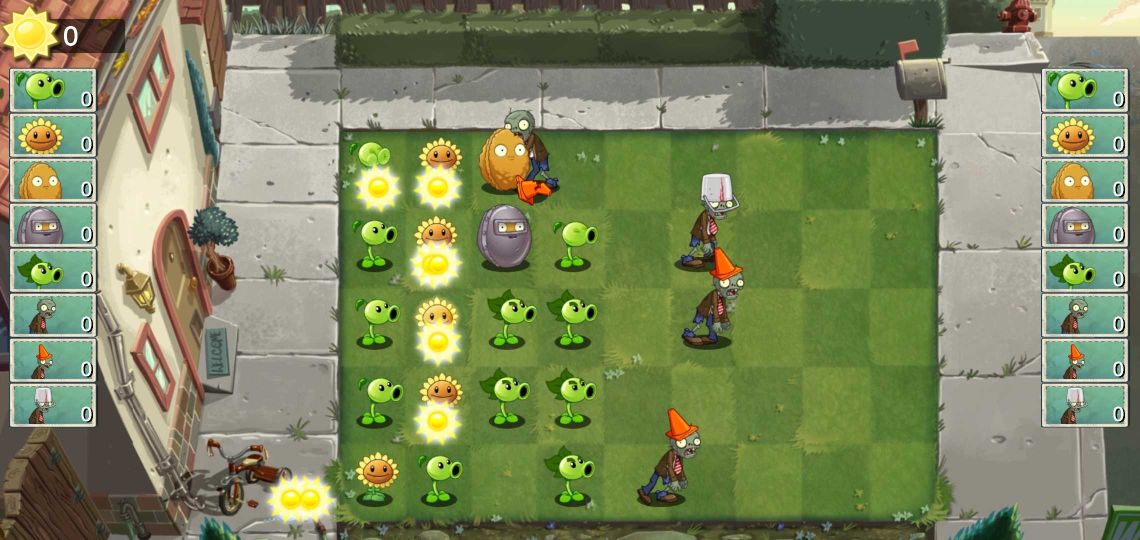 植物大戰僵尸雙人版