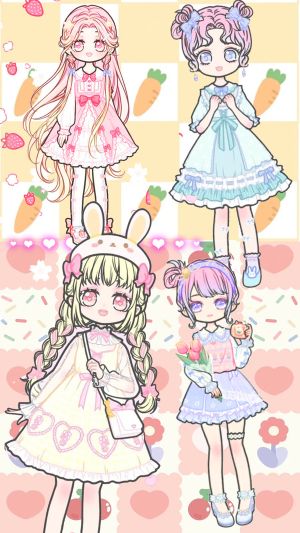 繽紛換裝女孩