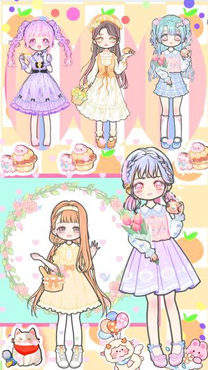 繽紛換裝女孩