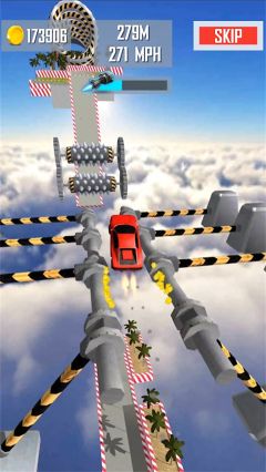 特大坡道特技車(Mega Ramp Car Jumping)