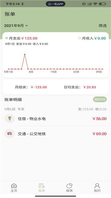 記一筆