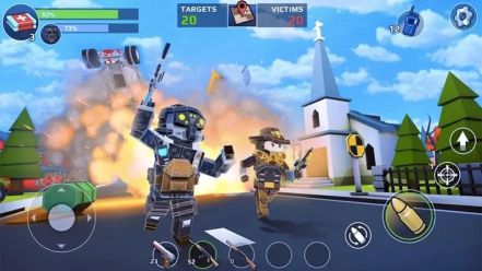 像素槍戰吃雞游戲大全