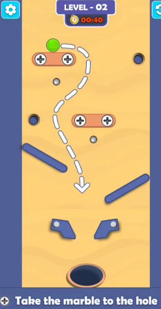 大理石螺絲釘難題(Marble Screw Pin Puzzle)