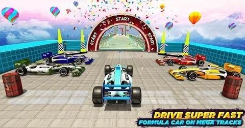 特技表演3d賽車競速(Formula 1 Car Stunt)