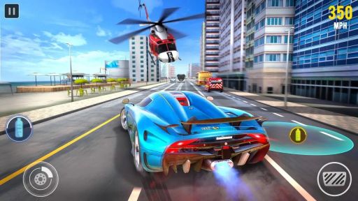 瘋狂的汽車交通賽車