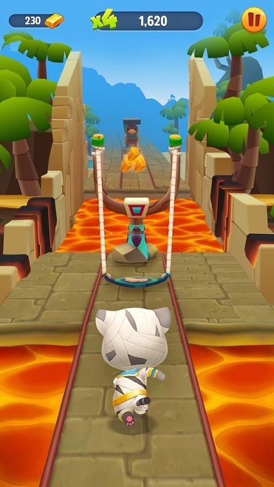 湯姆貓跑酷免登錄內購版(Talking Tom Gold Run)